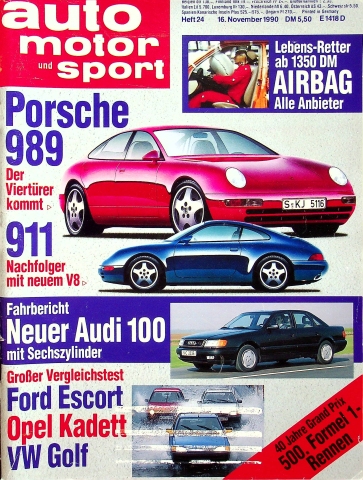 Auto Motor und Sport 24/1990 Auto Motor und Sport 24/1990